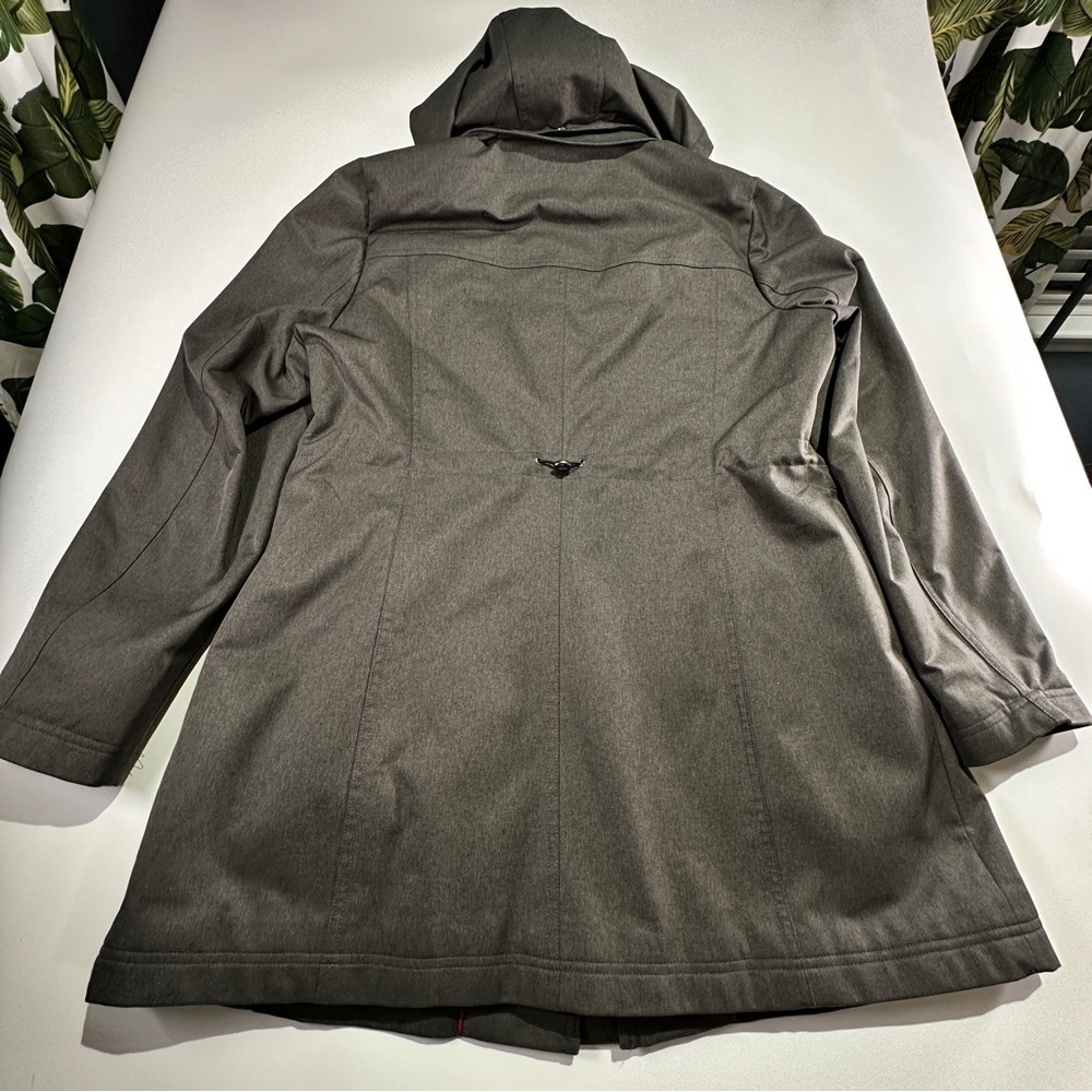 Kristen Blake winter parka insulated hooded tailored fit XL charcoal - Picture 8 of 15